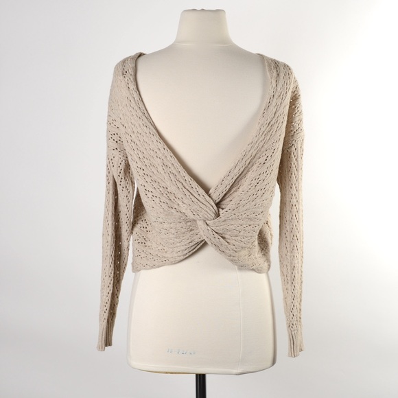 NEW Poof Apparel Twist Sweater - Picture 3 of 9